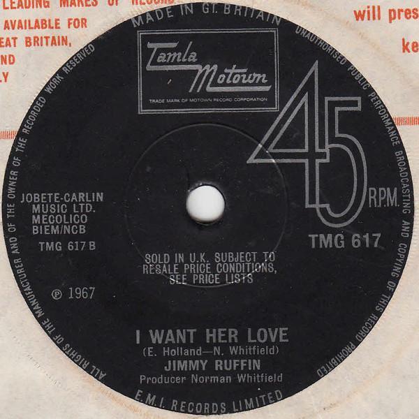 Jimmy Ruffin - Don't You Miss Me A Little Bit Baby