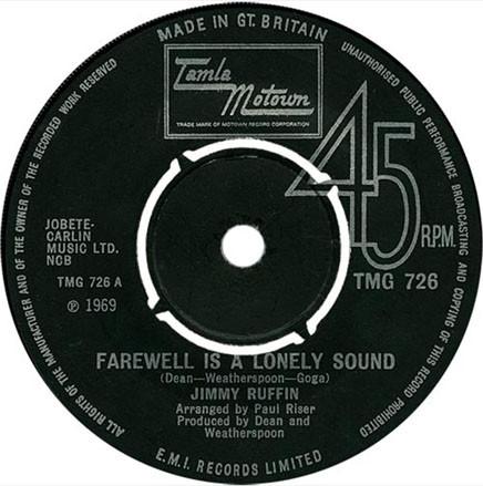 Jimmy Ruffin - Farewell Is A Lonely Sound
