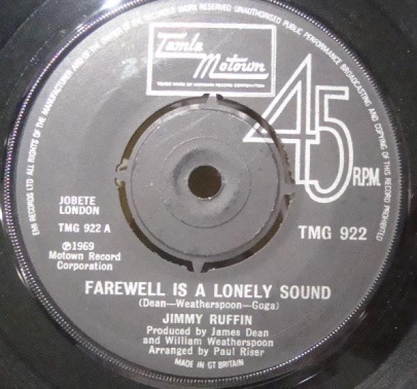 Jimmy Ruffin - Farewell Is A Lonely Sound