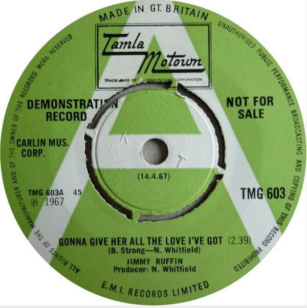 Jimmy Ruffin - Gonna Give Her All The Love I've Got