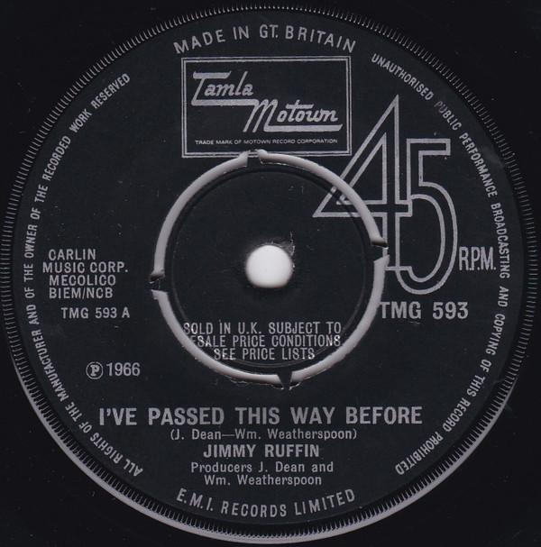 Jimmy Ruffin - I've Passed This Way Before