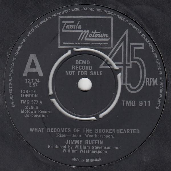 Jimmy Ruffin - What Becomes Of The Broken Hearted