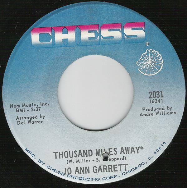 Jo Ann Garrett - Thousand Miles Away / Just Say When