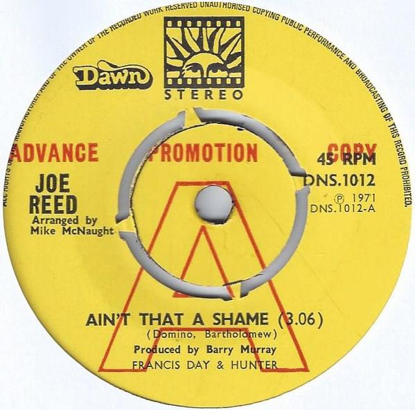 Joe Reed (3) - Ain't That A Shame