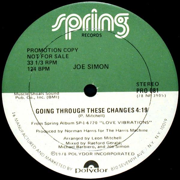 Joe Simon - Going Through These Changes