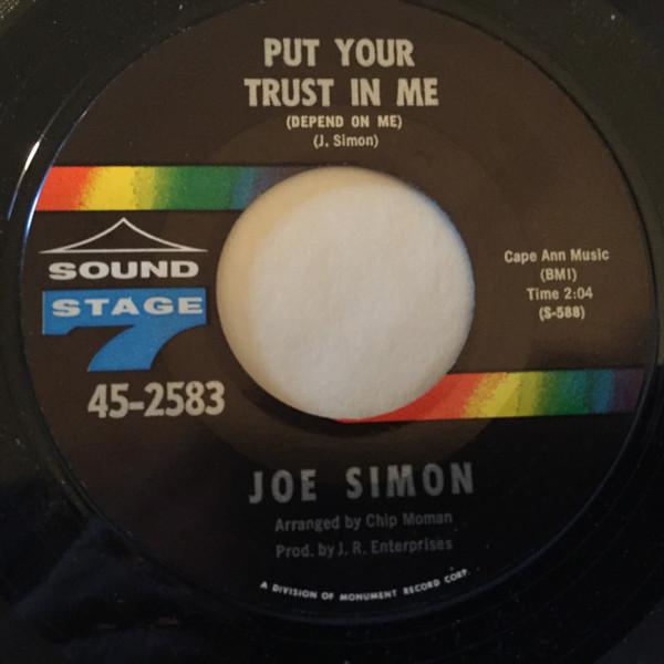 Joe Simon - Put Your Trust In Me (Depend On Me) / Just A Dream