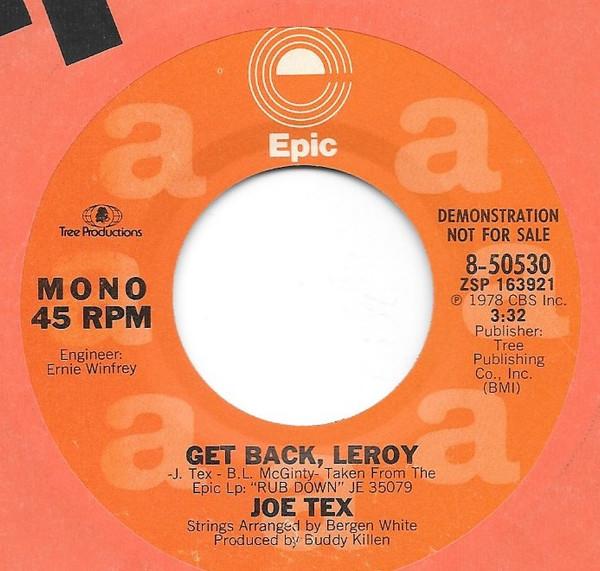 Joe Tex - Get Back Leroy