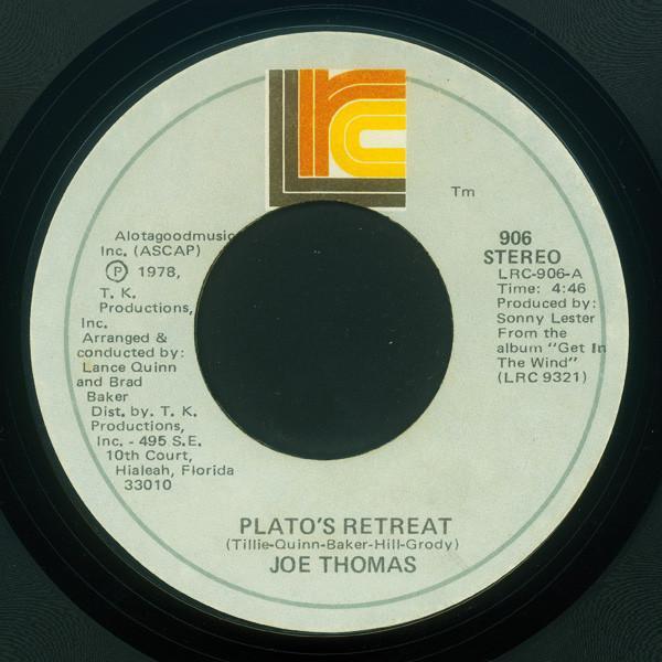 Joe Thomas - Plato's Retreat / A Place In Space