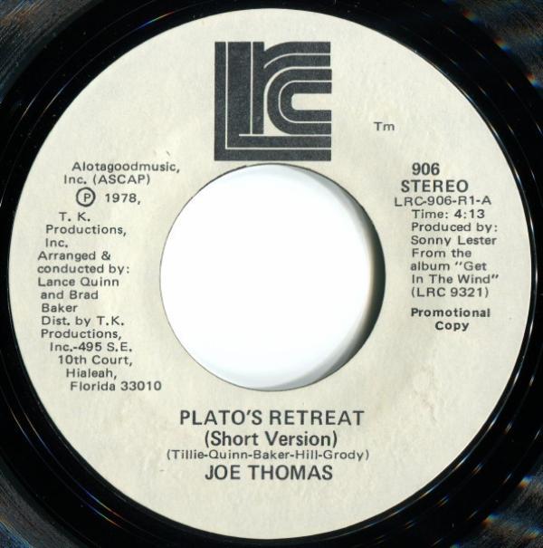Joe Thomas - Plato's Retreat