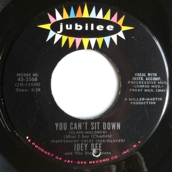 Joey Dee & The Starliters - You Can't Sit Down