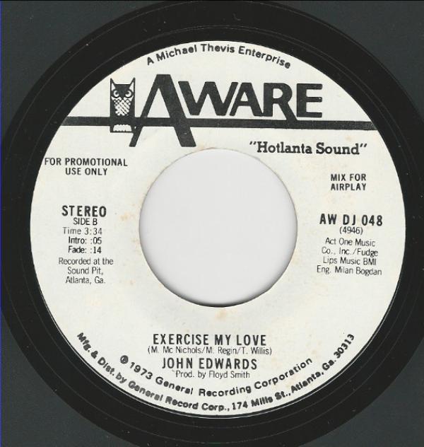 John Edwards  - Exercise My Love