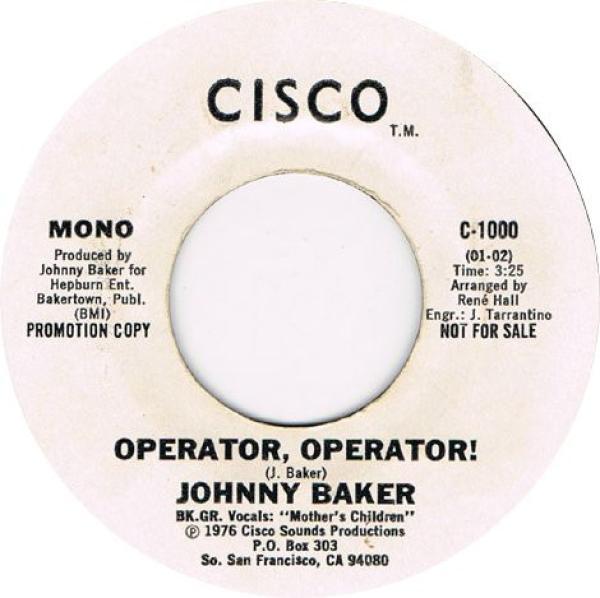Johnny Baker  - Operator, Operator!