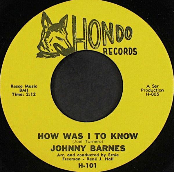 Johnny Barnes  - How Was I To Know