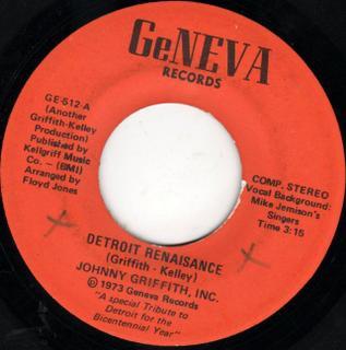 Johnny Griffith, Inc. - Detroit Renaisance / Blue Rainbows