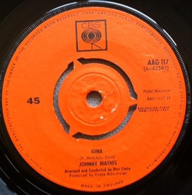 Johnny Mathis - Gina