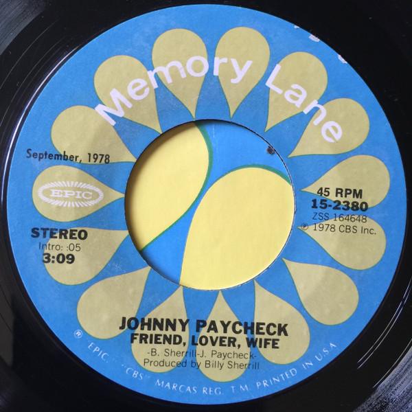 Johnny Paycheck - Friend, Lover, Wife