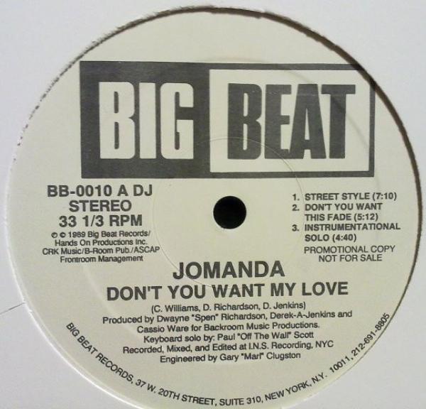 Jomanda - Don't You Want My Love