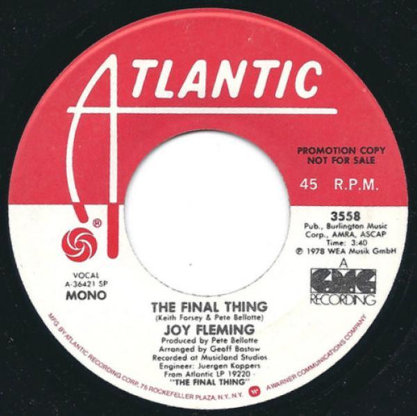 Joy Fleming - The Final Thing