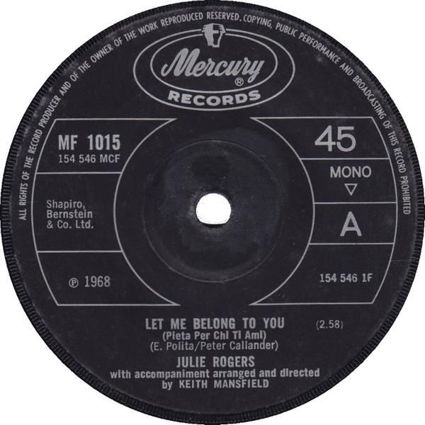 Julie Rogers - Let Me Belong To You
