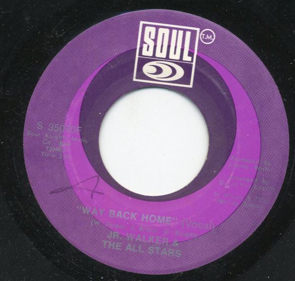 Junior Walker & The All Stars - Way Back Home (Vocal) / Way Back Home (Instrumental)