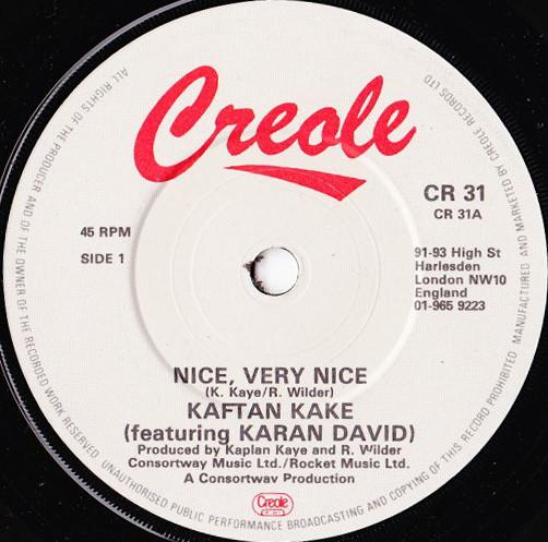 Kaftan Kake - Nice, Very Nice