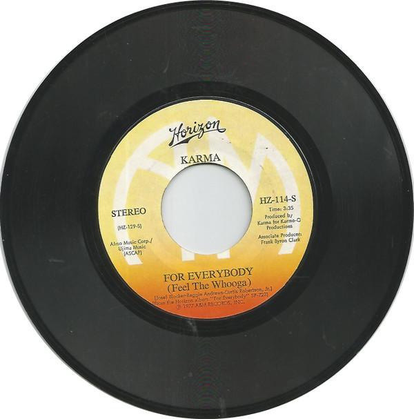 Karma  - For Everybody (Feel The Wooga) / Ladies