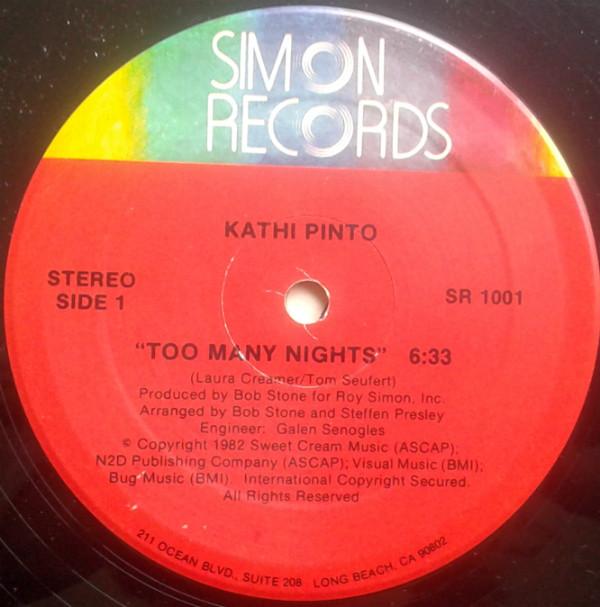 Kathi Pinto - Too Many Nights