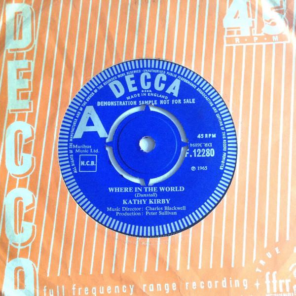 Kathy Kirby - Where In The World
