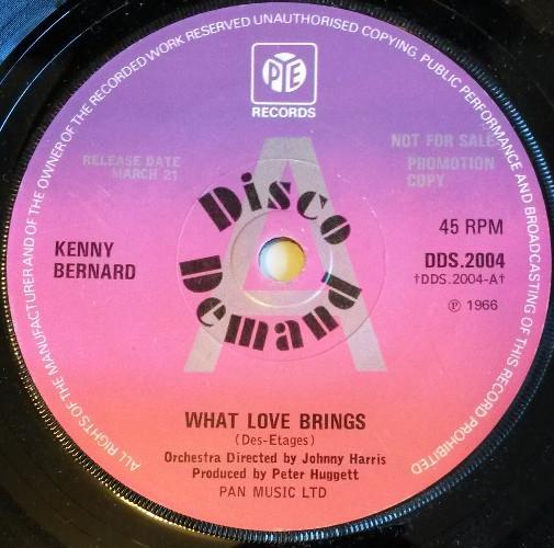 Kenny Bernard, The Leon Young Strings - What Love Brings / Glad All Over