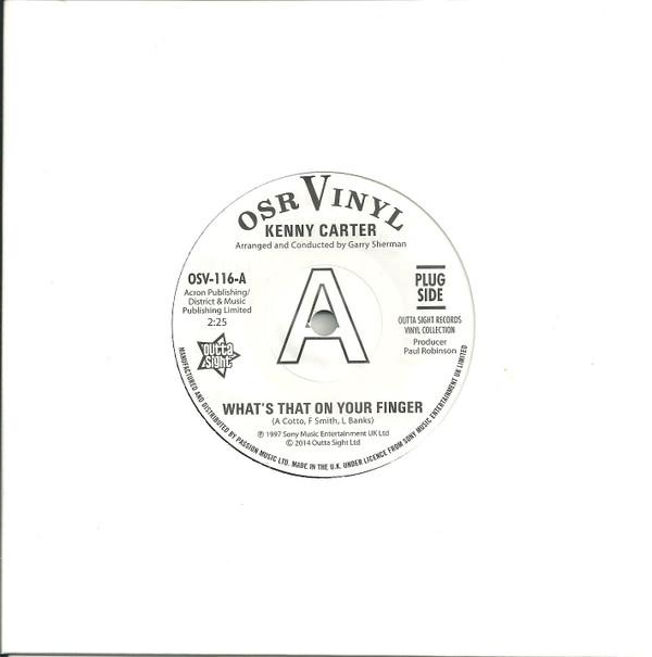 Kenny Carter - What's That On Your Finger