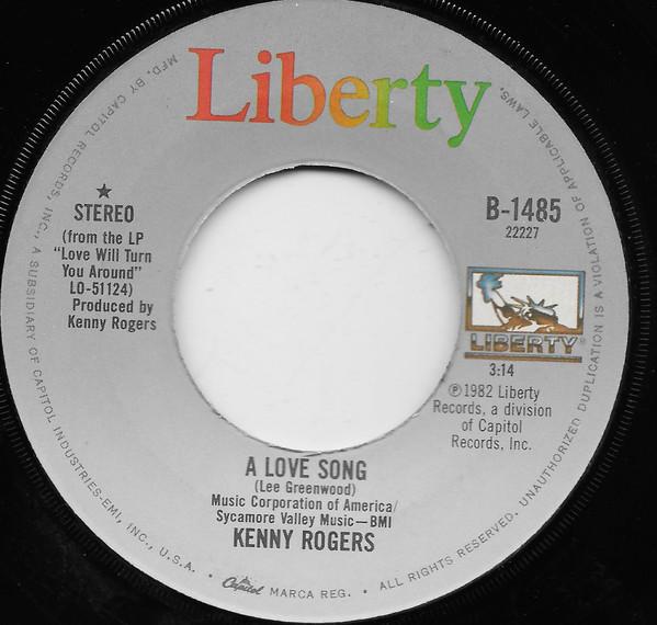 Kenny Rogers - A Love Song / The Fool In Me