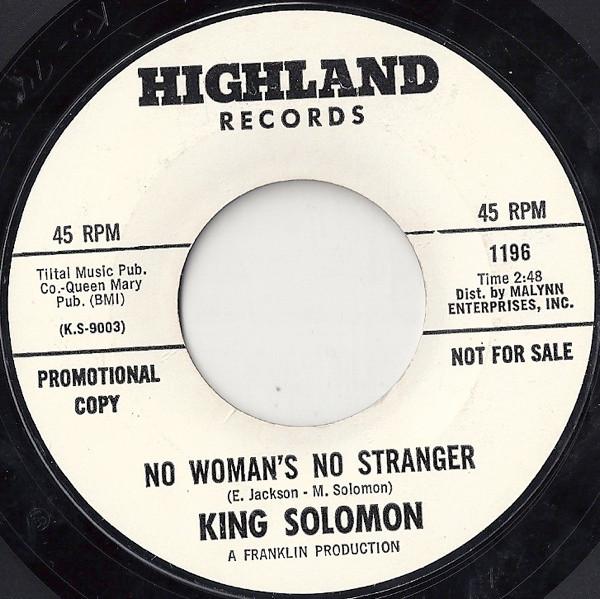 King Solomon  - The Natural Look / No Woman's No Stranger