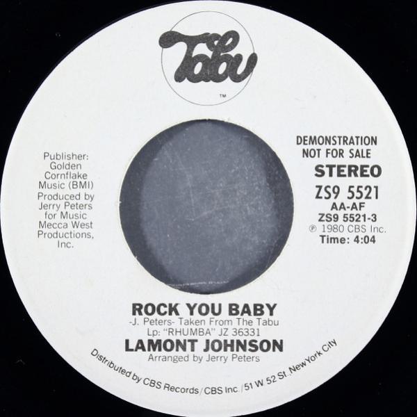 Lamont Johnson - Rock You Baby