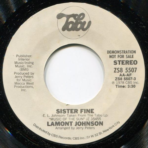 Lamont Johnson - Sister Fine