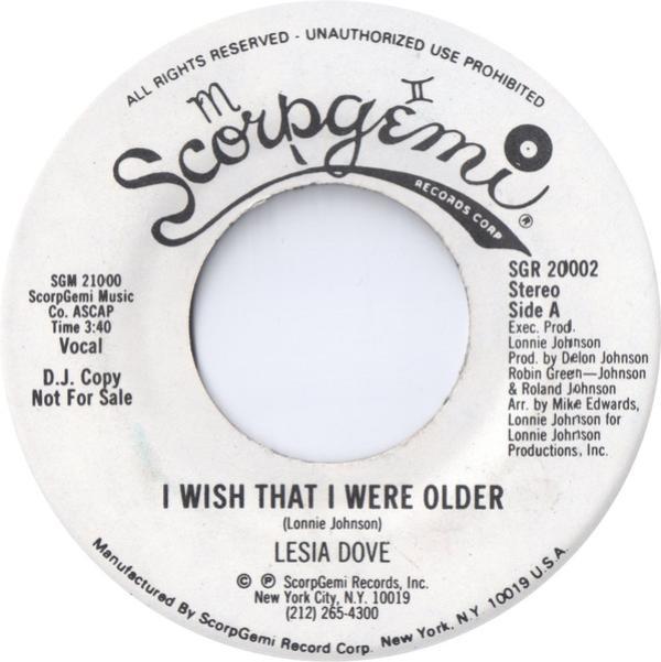 Leisa Dove - I Wish That I Were Older