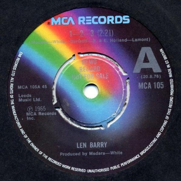 Len Barry - 1-2-3 / Bullseye