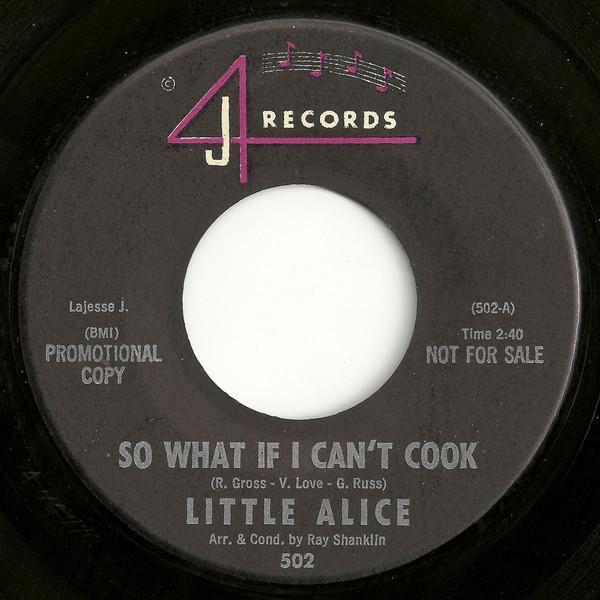 Little Alice - So What If I Can't Cook