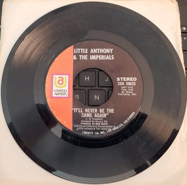 Little Anthony & The Imperials - Don't Get Close / It'll Never Be The Same Again