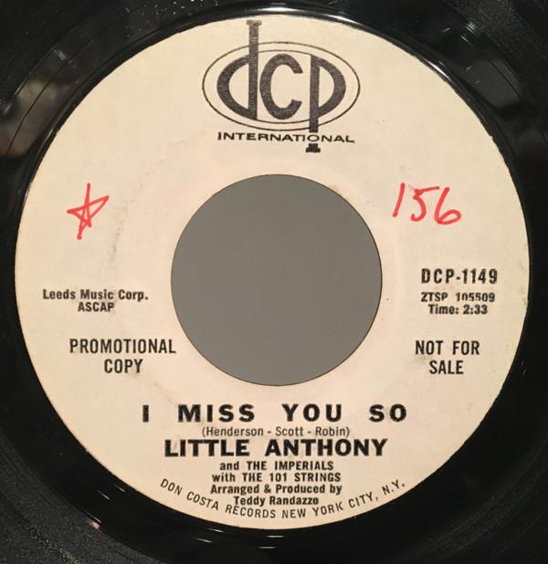 Little Anthony & The Imperials - I Miss You So