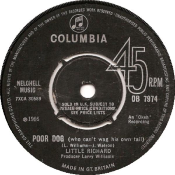 Little Richard - Poor Dog (Who Can't Wag His Own Tail) / Well