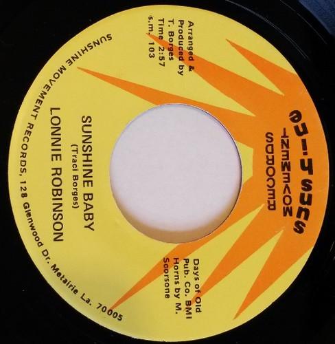 Lonnie Robinson - Sunshine Baby / Are You Sure You Want To Give Me Your Love