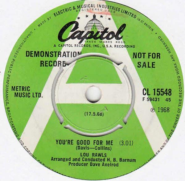 Lou Rawls - You're Good For Me