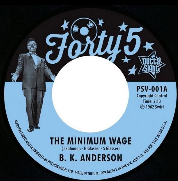 Louis Jordan, B. K. Anderson - The Minimum Wage / Workin' Man