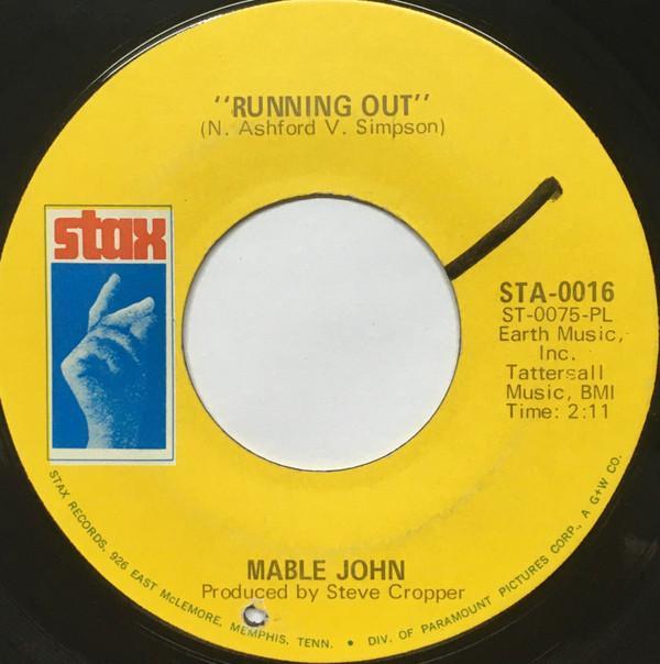 Mable John - Running Out