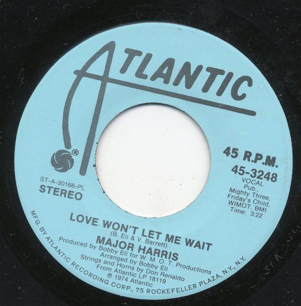 Major Harris - Love Won't Let Me Wait