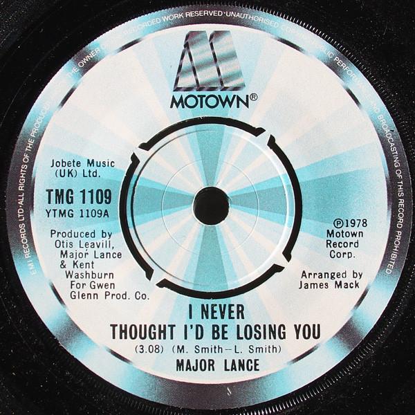 Major Lance - I Never Thought I'd Be Losing You / Chicago Disco