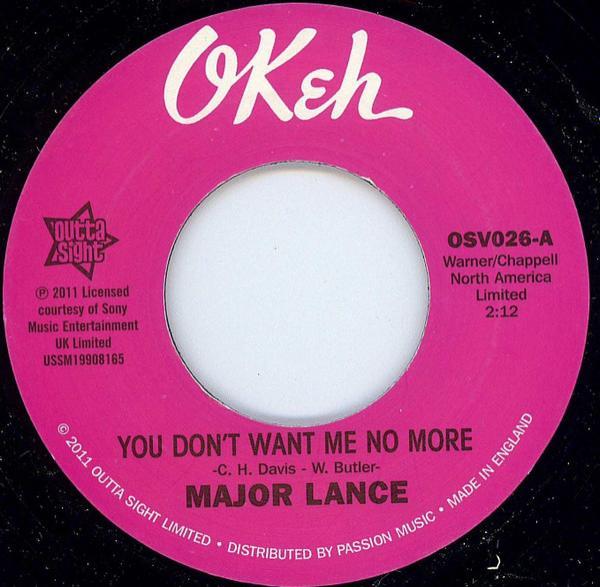 Major Lance - You Don't Want Me No More / Don't Fight It
