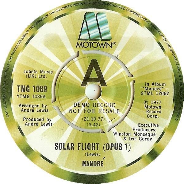 Mandré - Solar Flight (Opus I) / Keep Tryin'
