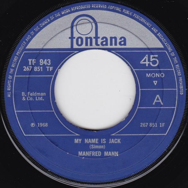 Manfred Mann - My Name Is Jack