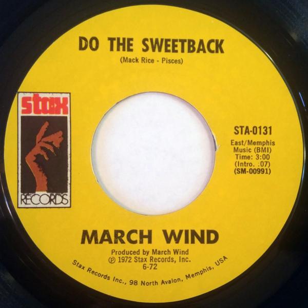 March Wind - Do The Sweetback / All The Way Down (Instrumental)